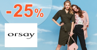 Sleva -25% na první nákup na Orsay.com