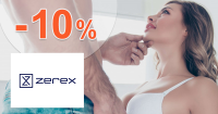 Slevový kód -10% sleva na vše na Zerex.cz