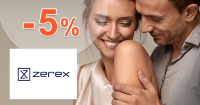 Slevový kód -5% na Zerex.cz na vše zboží