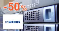 Slevový kód -50% na Webhosting NoLimit na Wedos.cz